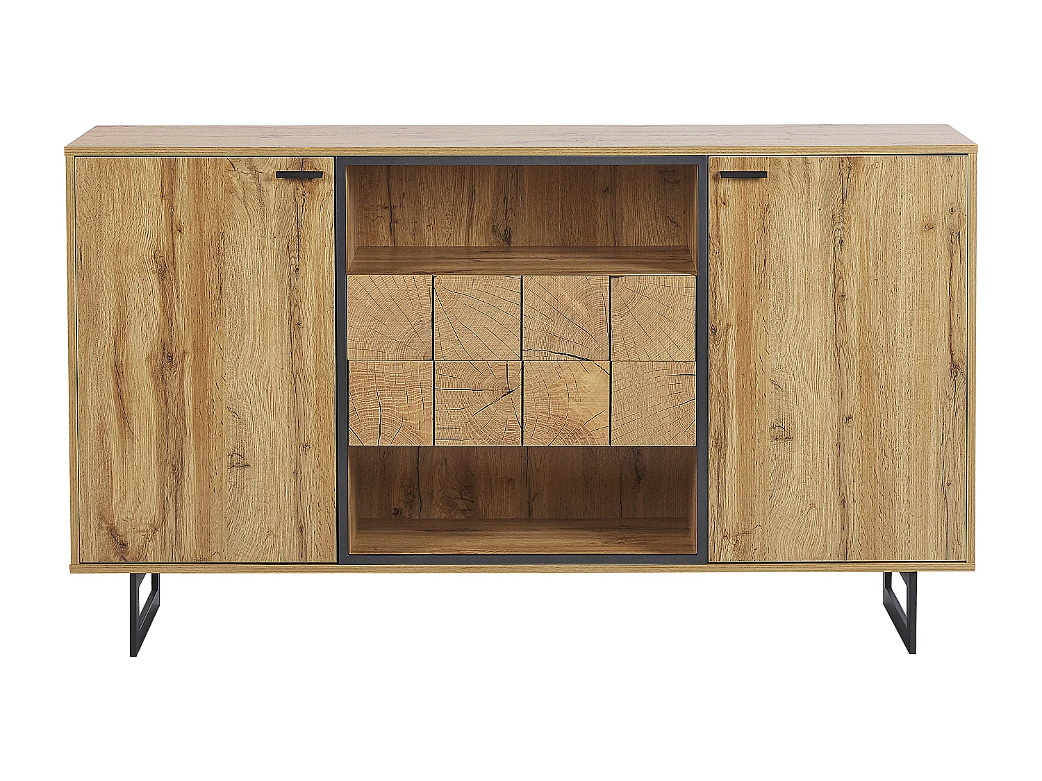 Commode 2 portes BOISO Marron