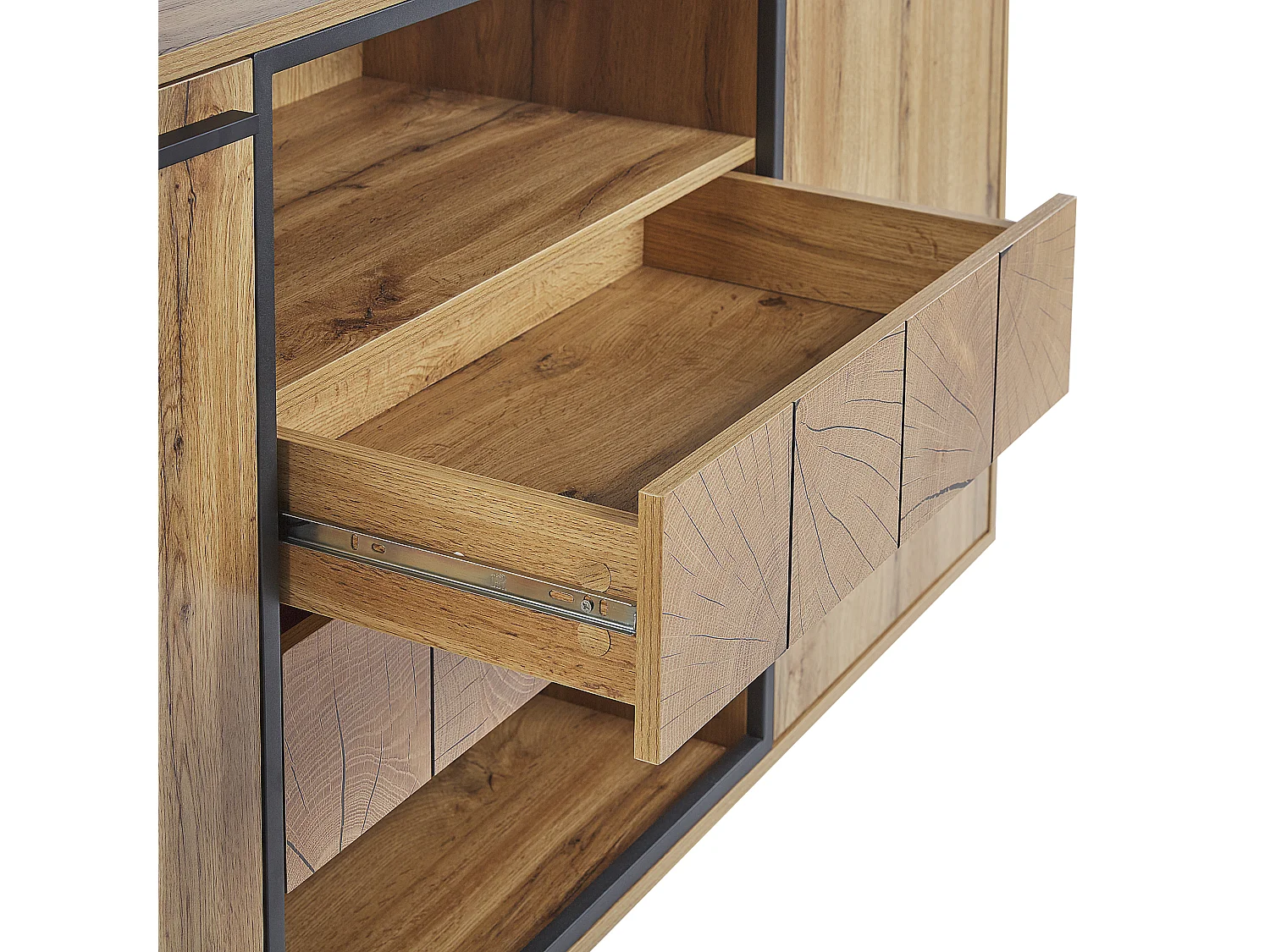 Commode 2 portes BOISO Marron