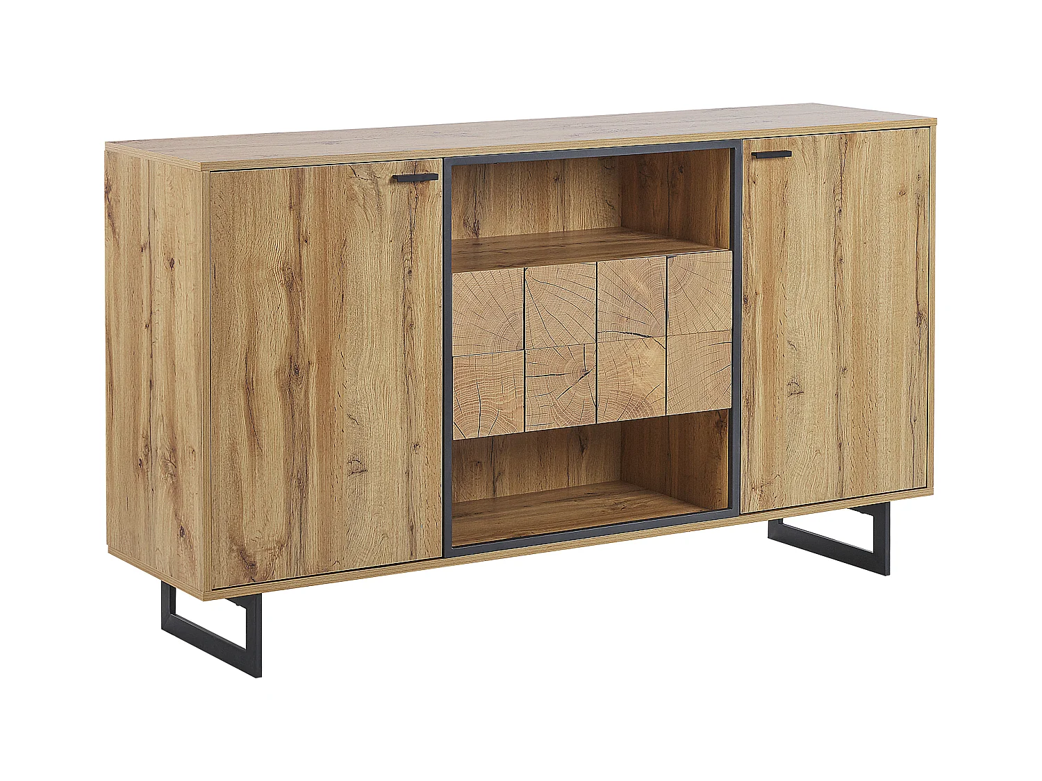 Commode 2 portes BOISO Marron