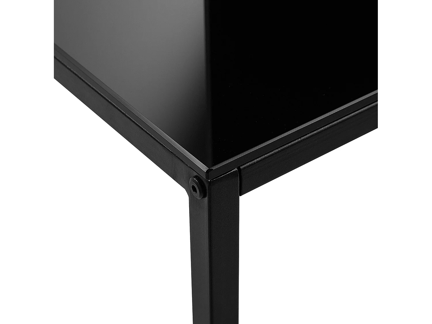 Consoletafel DELANO Veiligheidsglas Zwart