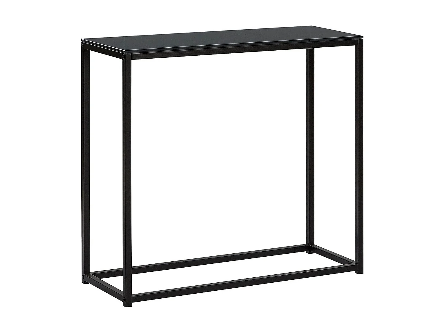 Console DELANO Verre de sécurité Noir