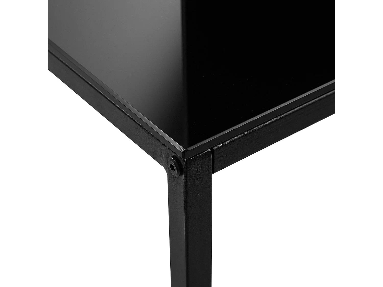 Console DELANO Verre de sécurité Noir
