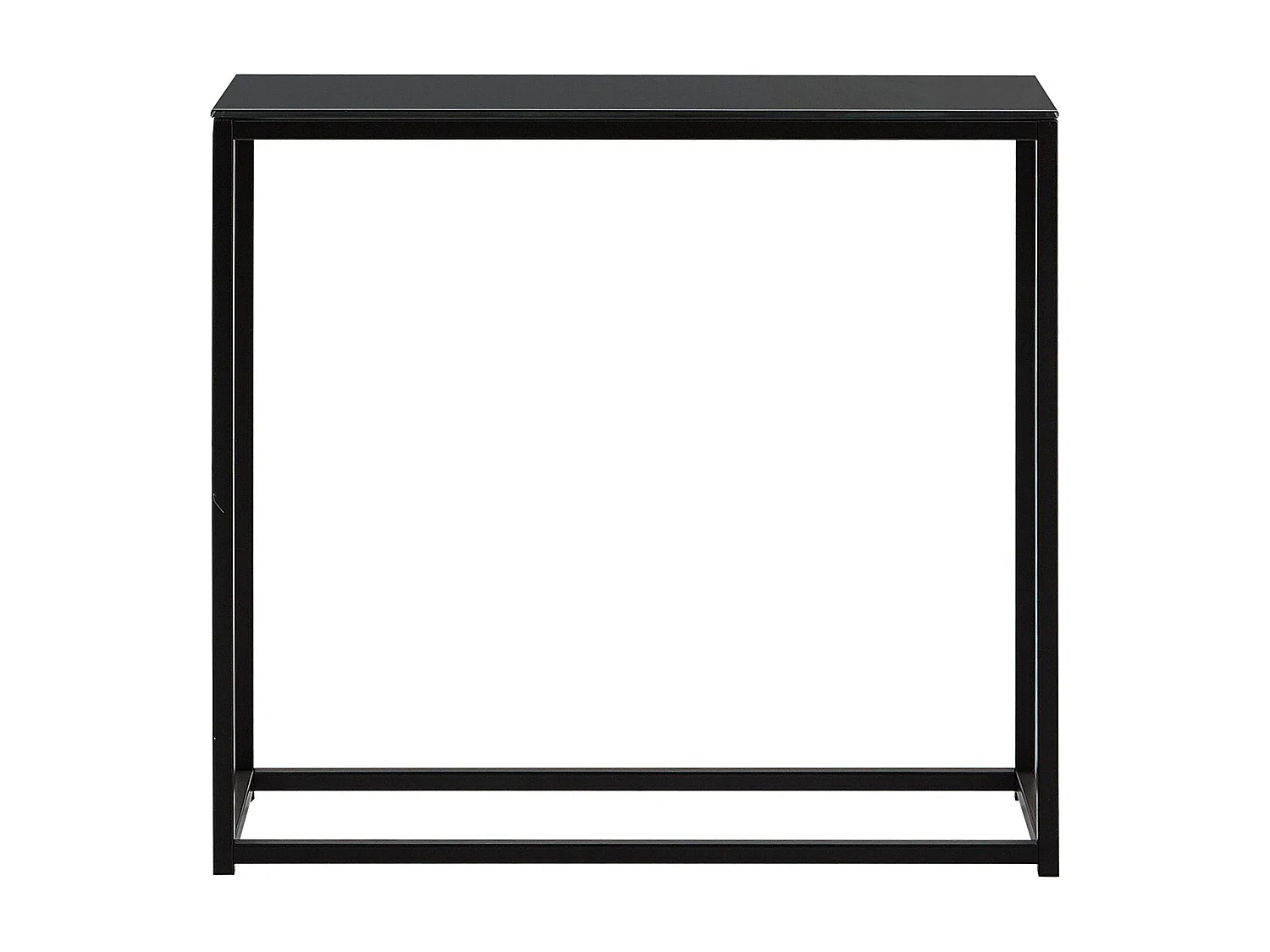 Console DELANO Verre de sécurité Noir