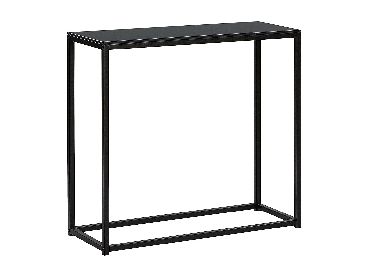 Konsolentisch DELANO Sicherheitsglas Schwarz