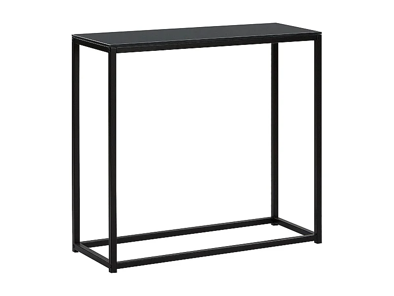 Console DELANO Verre de sécurité Noir