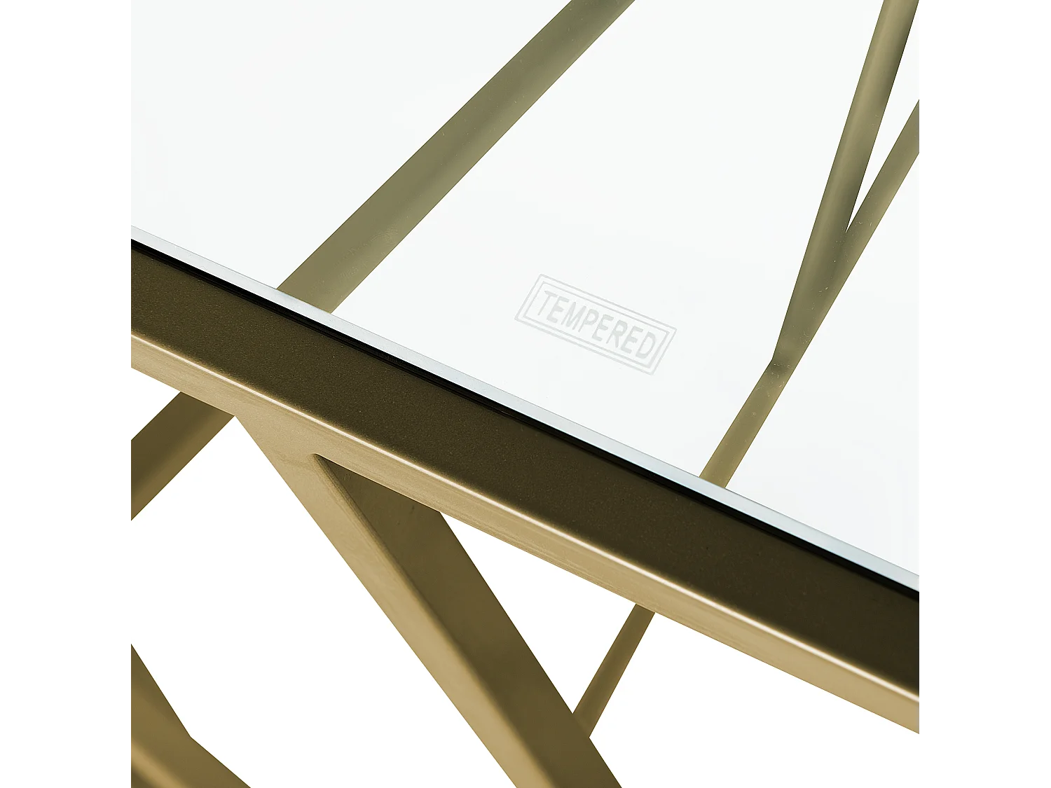 Konsola ORLAND Szkło Złoty