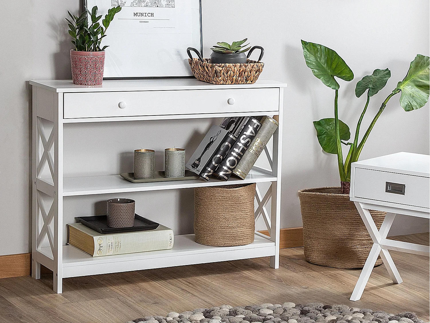 Console MONTGOMERY Blanc