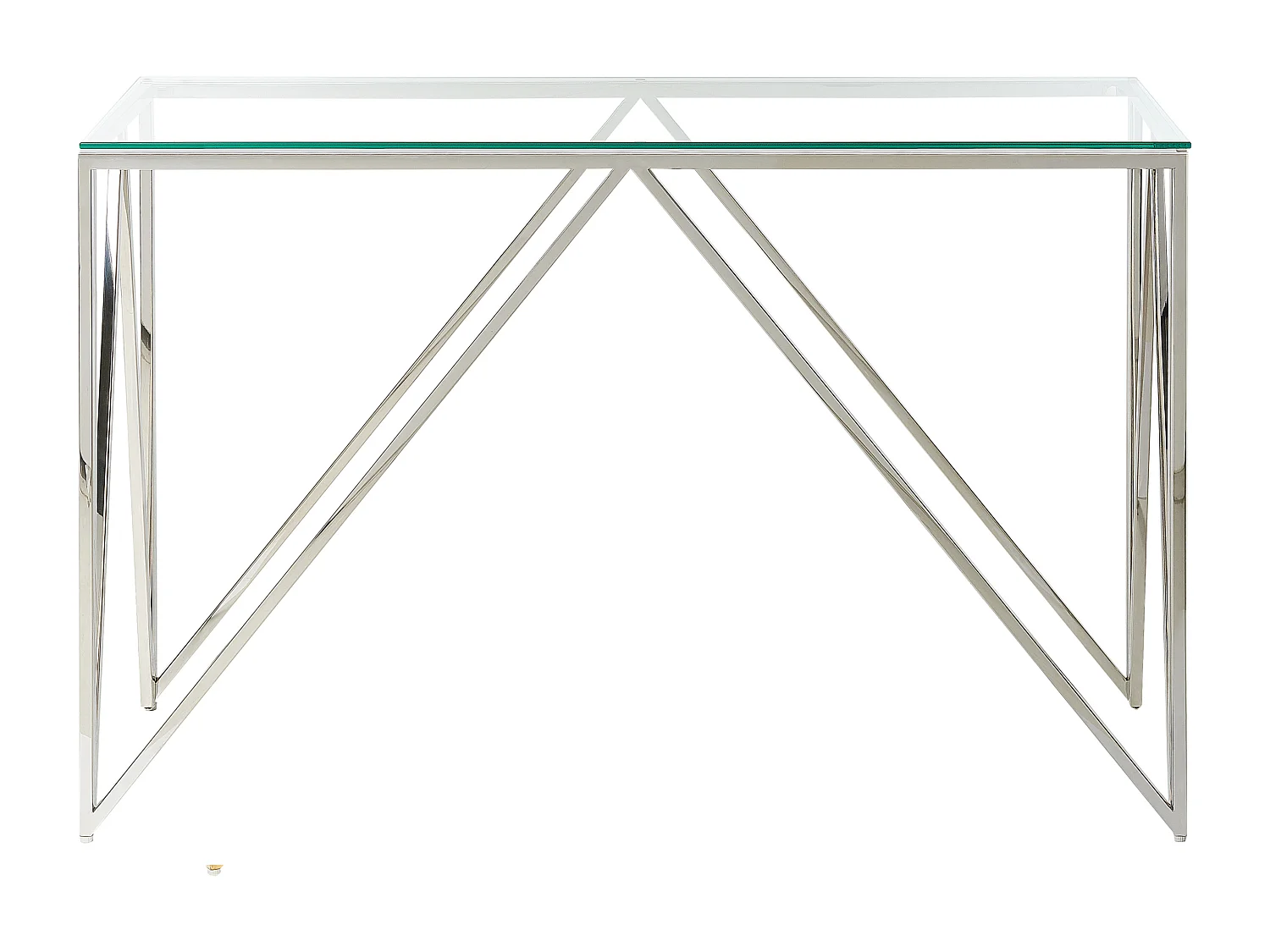 Consoletafel WESO Veiligheidsglas Zilver