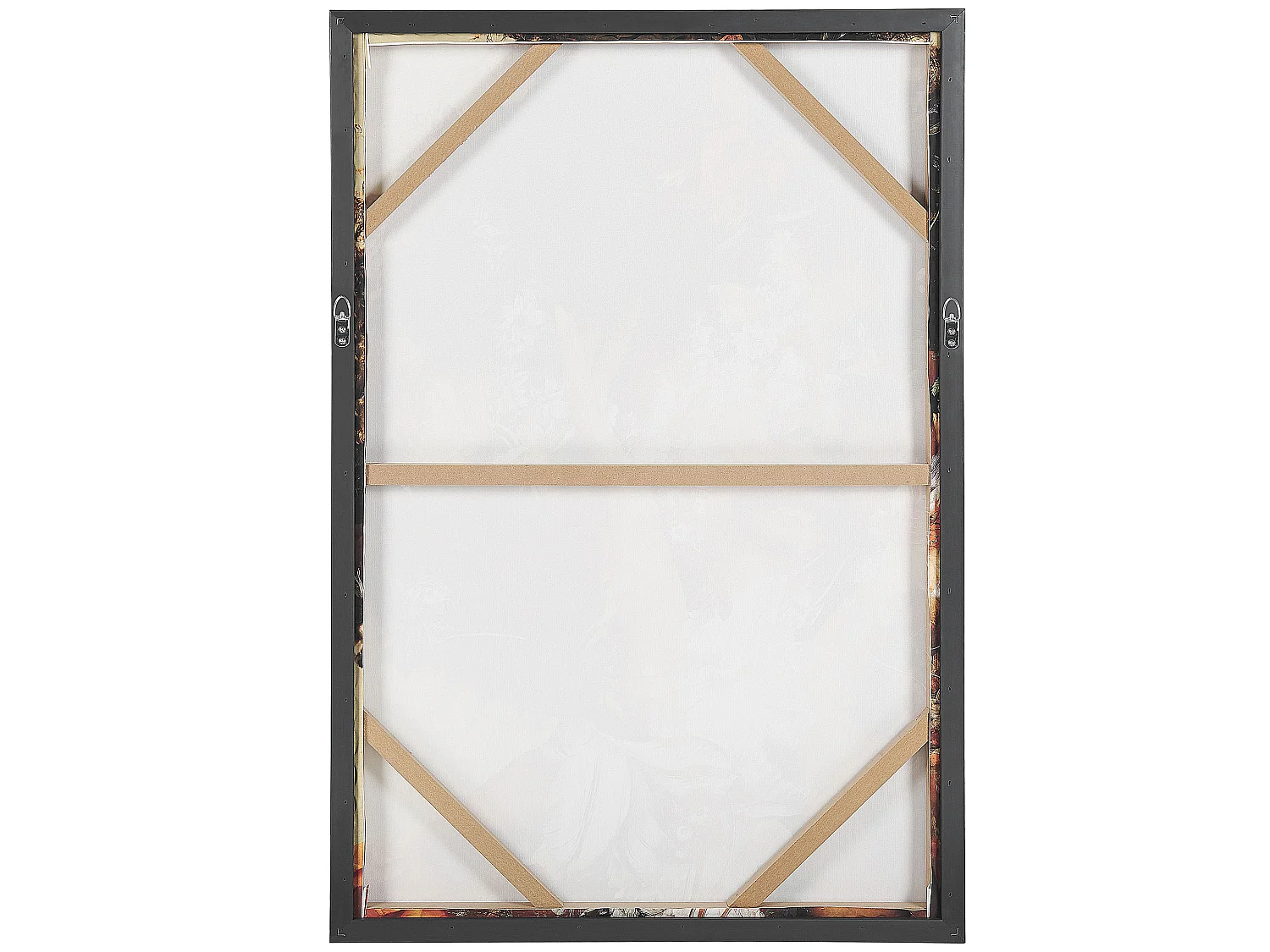 Tableau encadré motif femme avec fleurs 63 x 93 cm multicolore CIVAGO