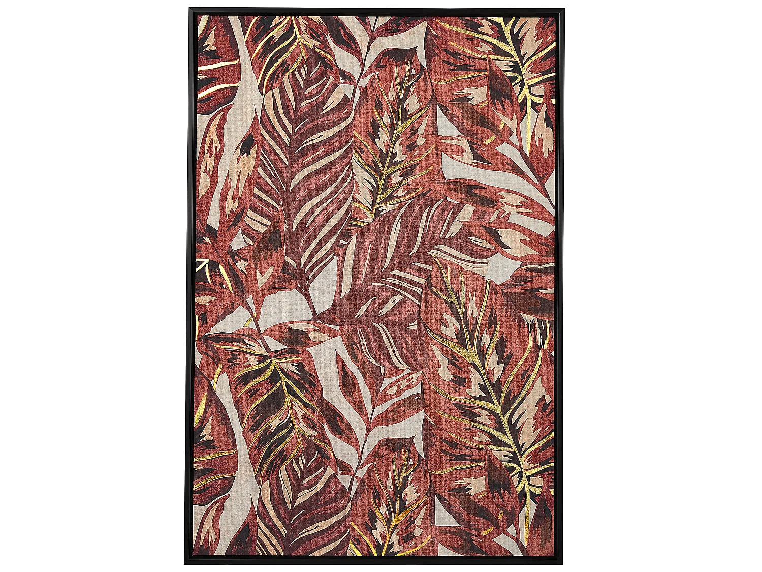 Tela FLORESTA Motivo floral 63 x 99 cm Bordeaux