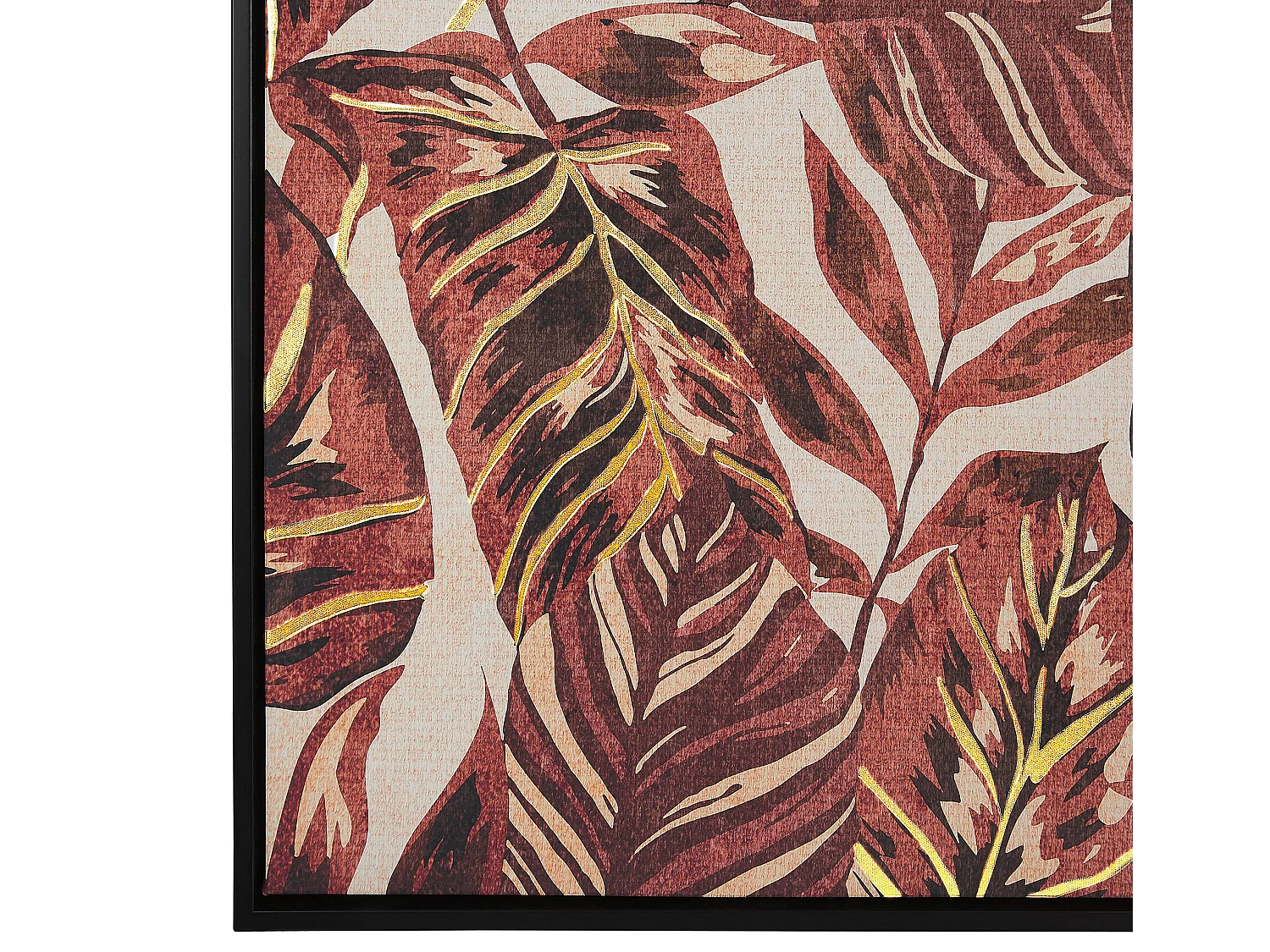 Tela FLORESTA Motivo floral 63 x 99 cm Bordeaux