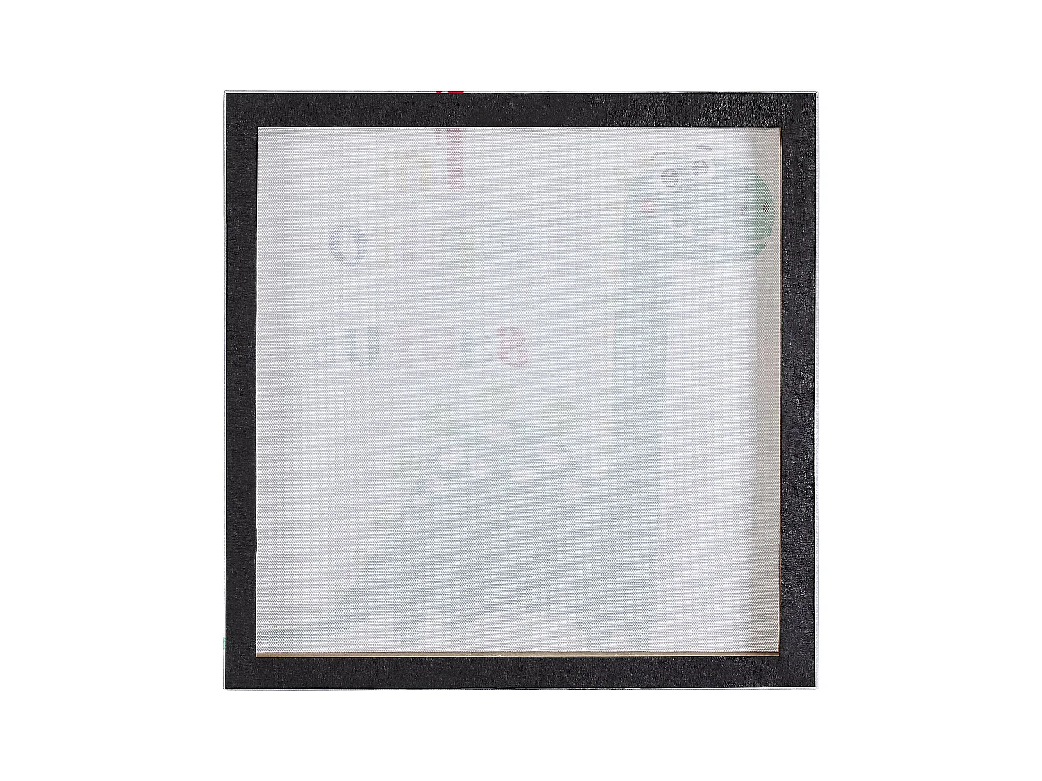 Conjunto de 3 lienzos BINGUI Motivo infantil 30 x 30 cm Multicolor