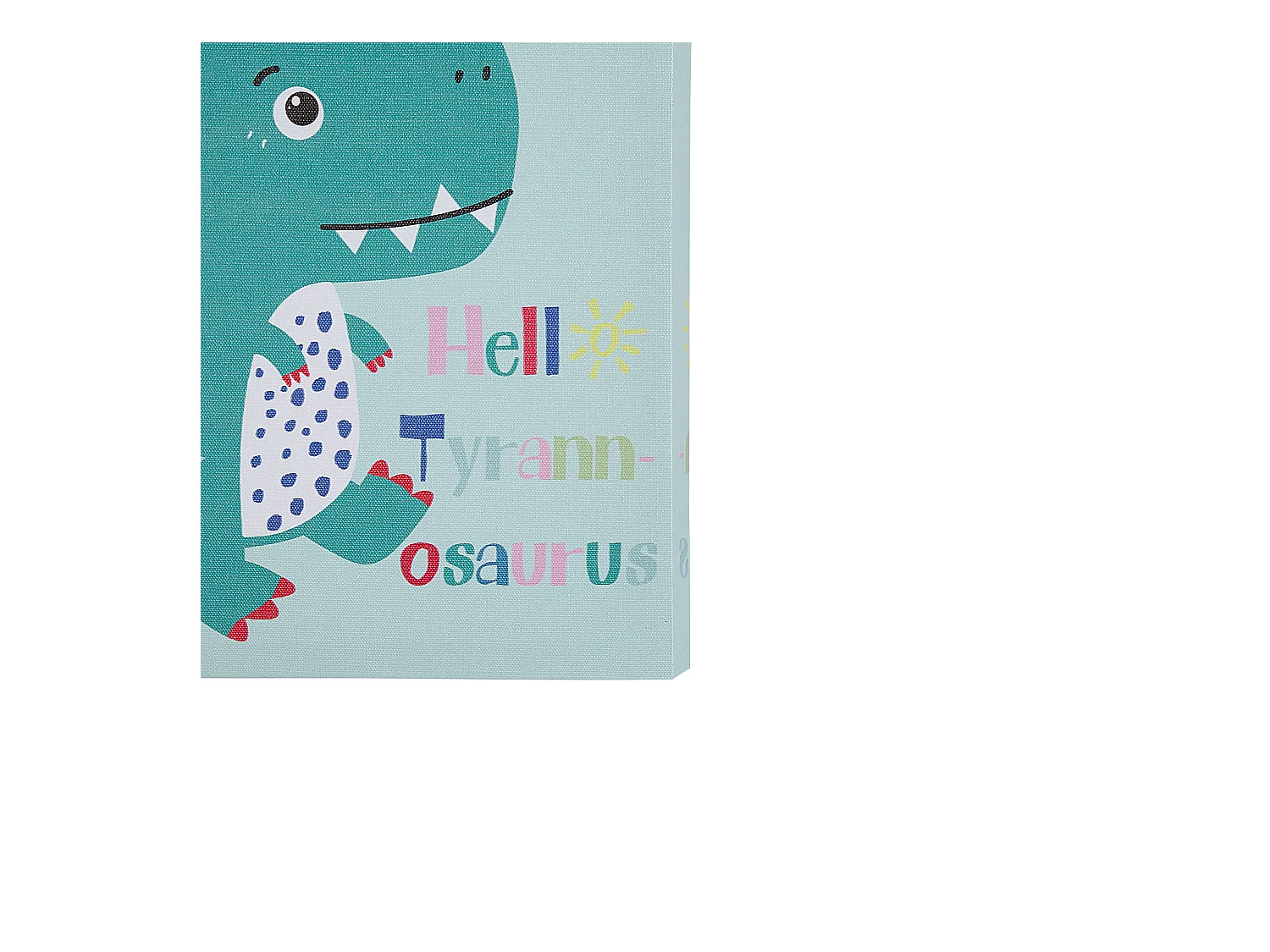 Conjunto de 3 lienzos BINGUI Motivo infantil 30 x 30 cm Multicolor