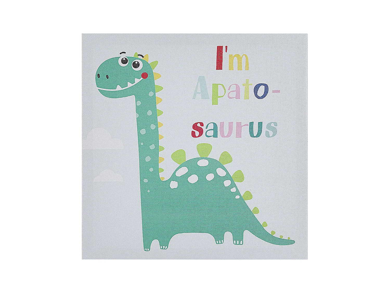 Conjunto de 3 lienzos BINGUI Motivo infantil 30 x 30 cm Multicolor