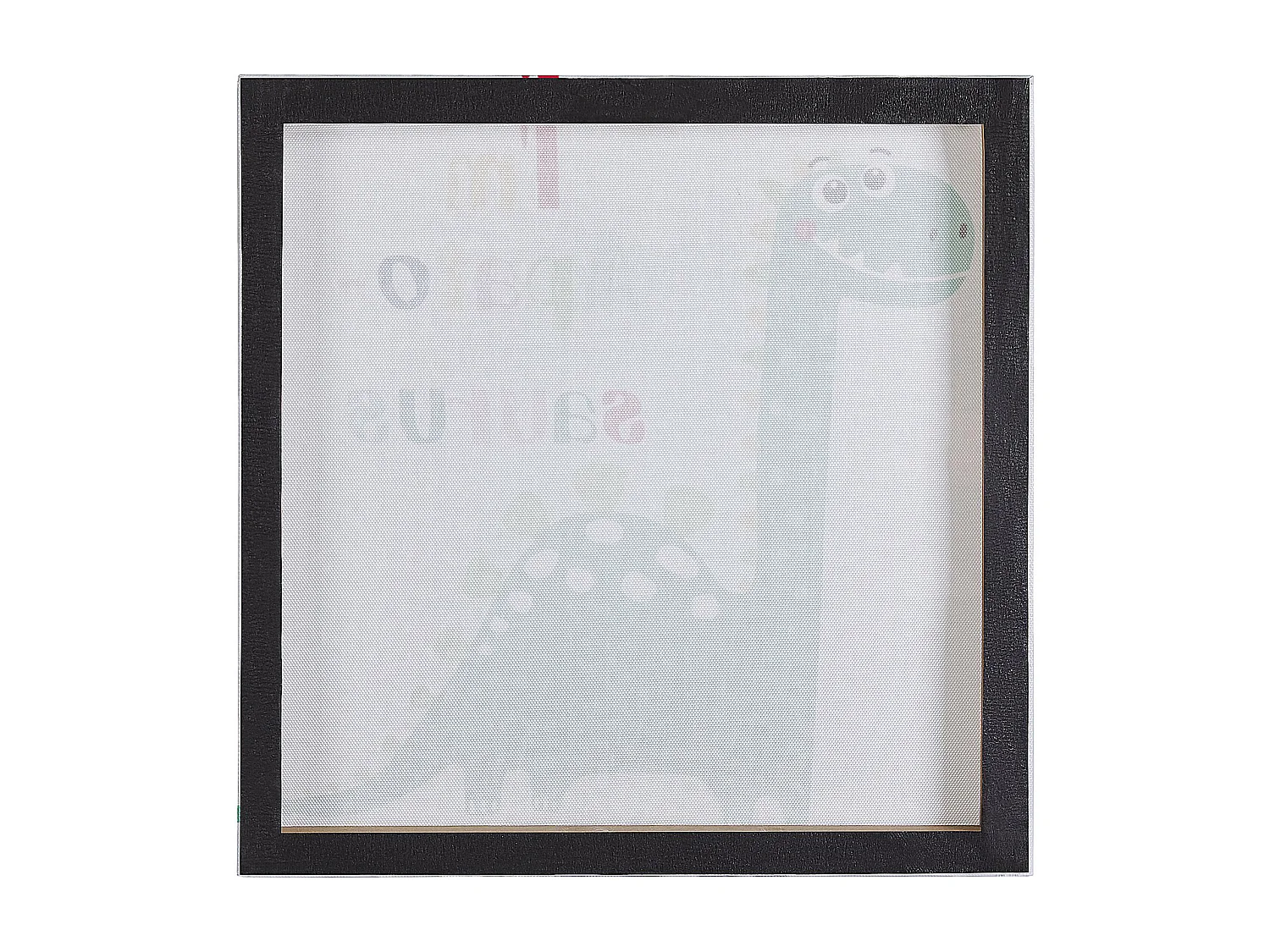 Lot de 3 toiles BINGUI Motif enfant 30 x 30 cm Multicolore