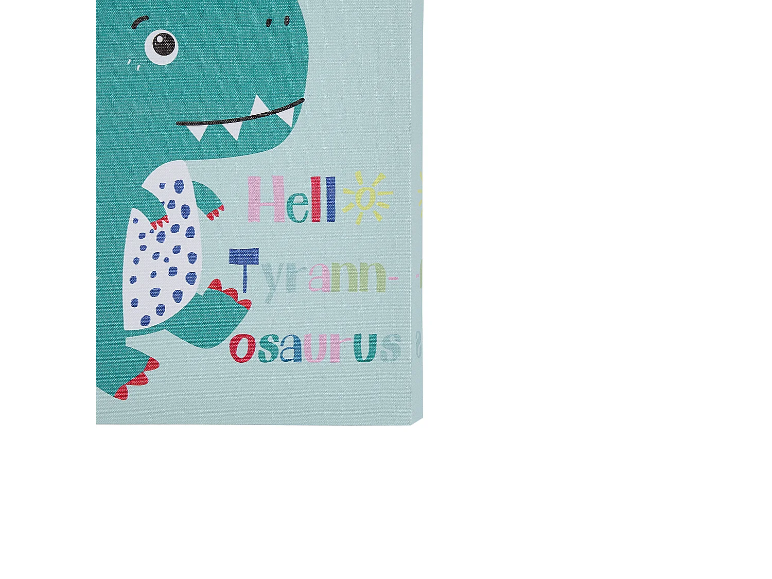 Set van 3 canvassen BINGUI Kids motief 30 x 30 cm Multicolor