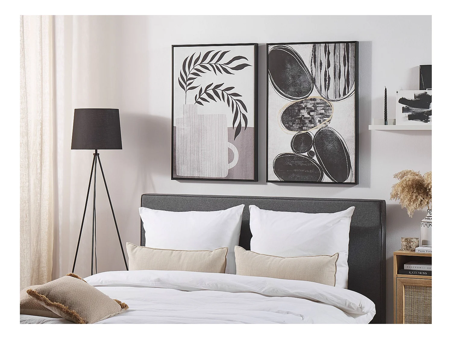 Décoration murale LONIGO Noir 63 cm 93 cm