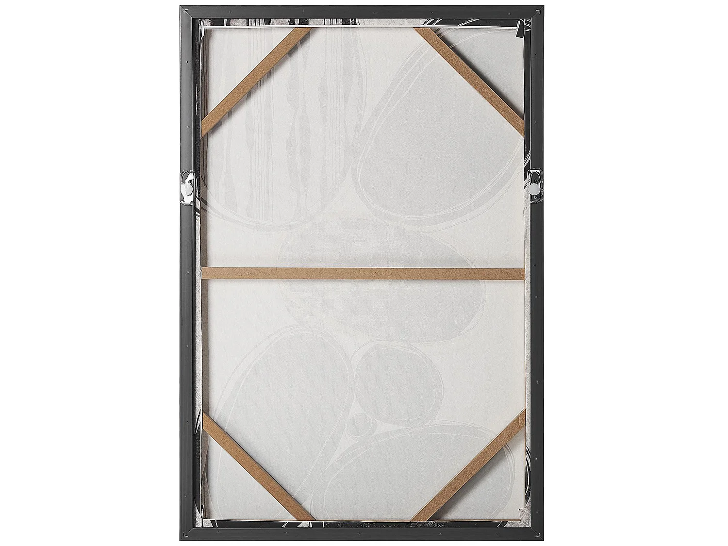 Wanddekoration LONIGO Schwarz 63 cm 93 cm