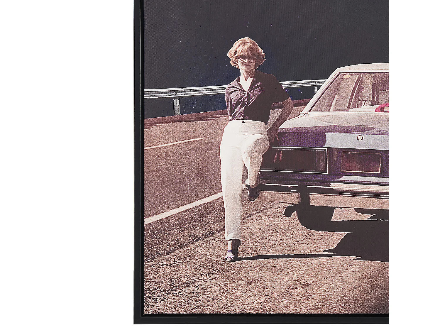 Canvas MONTESE Ruimte motief 63 x 99 cm Multicolor