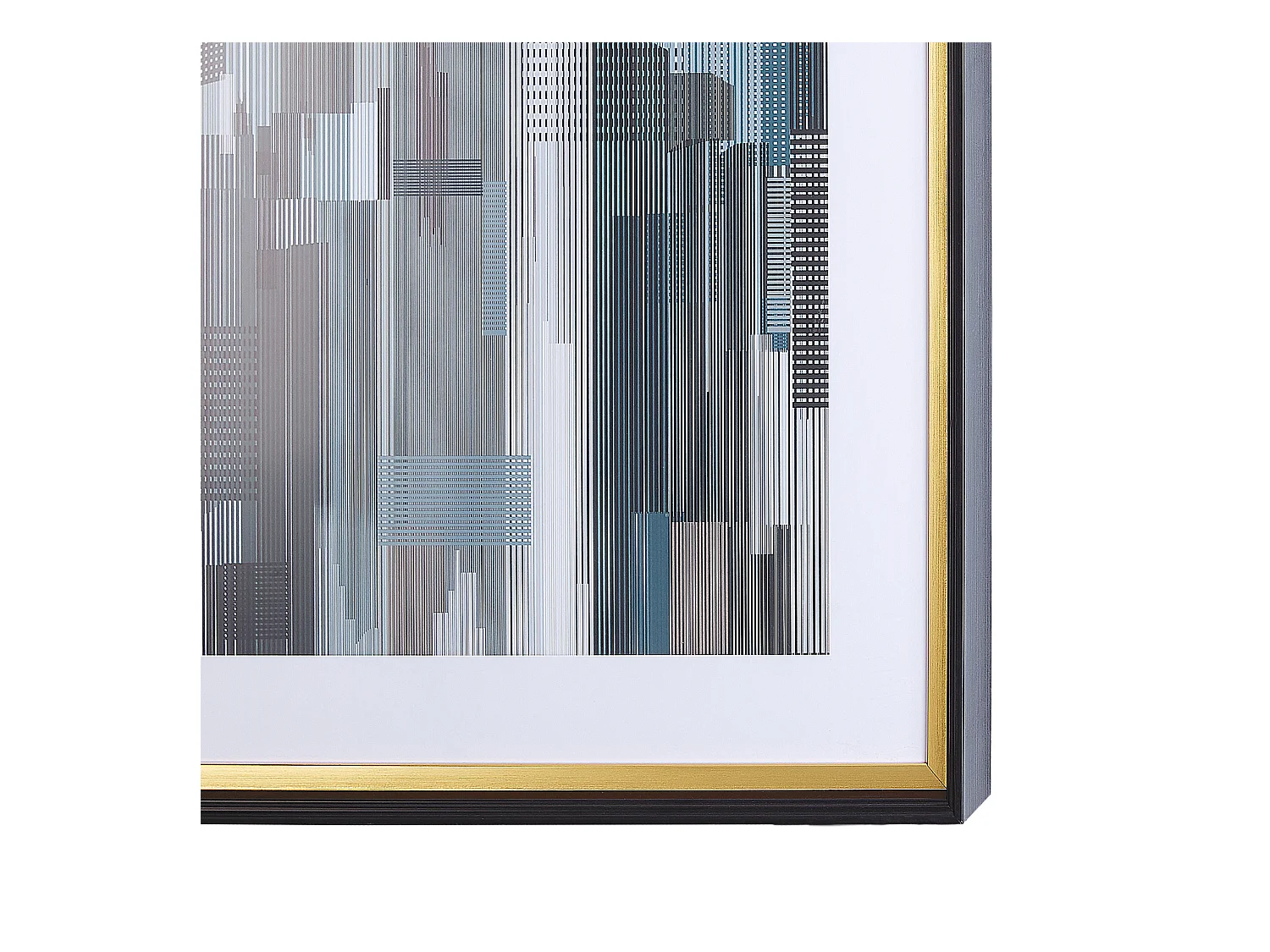 Ingelijste muurafdruk BAMAKO Stedelijk motief 60 x 80 cm Grijs
