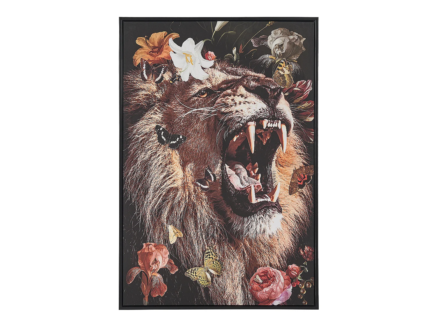 Canvas MARRADI Dieren motief 63 x 99 cm Multicolor