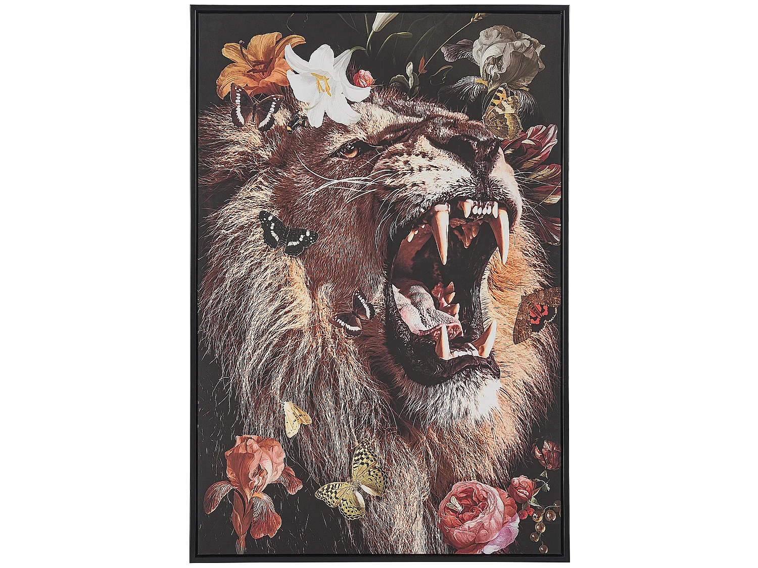 Canvas MARRADI Dieren motief 63 x 99 cm Multicolor