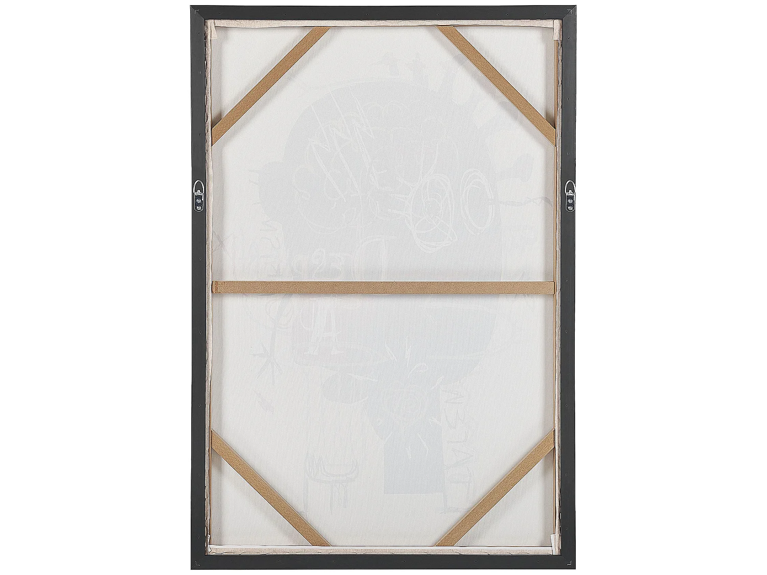 Stampa su tela TREPPIO Motivo astratto 63 x 99 cm Blu