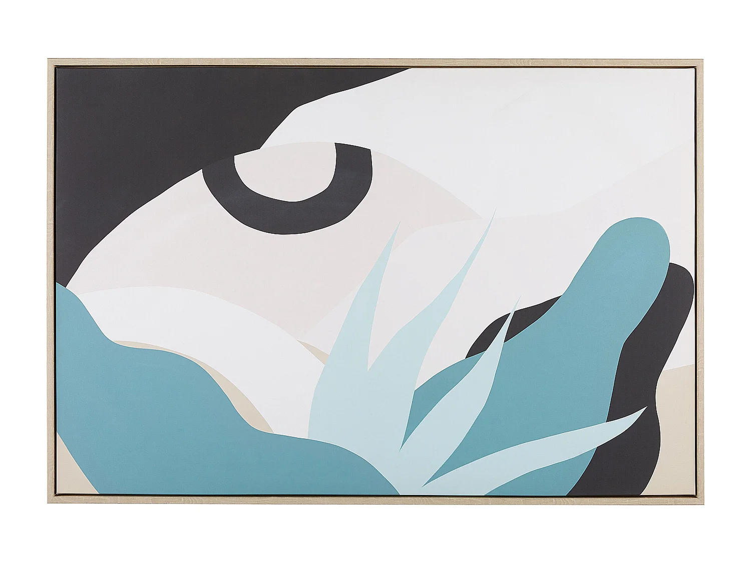 Canvas FORNEA Abstraktes Muster 63 x 99 cm Bunt