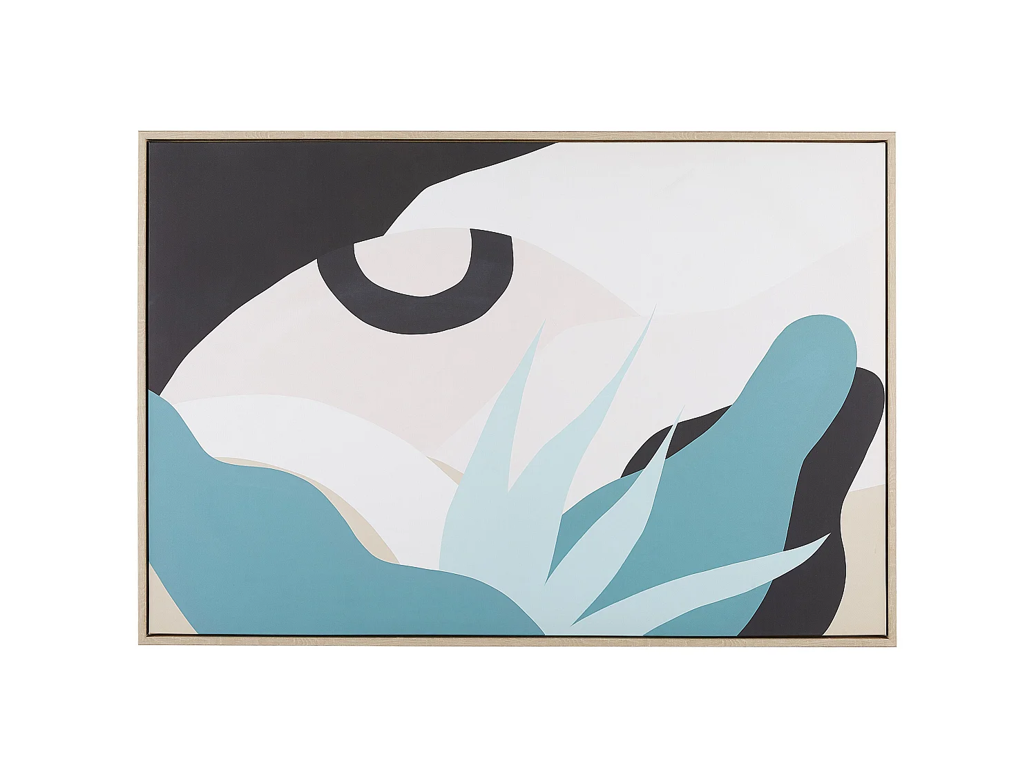 Canvas FORNEA Abstract motief 63 x 99 cm Multicolor