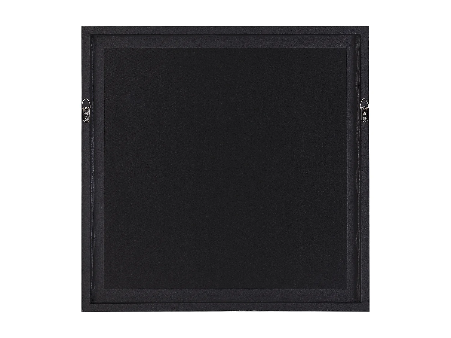 Impressão para parede com moldura TOGBO Motivo floral 60 x 60 cm Castanho escuro