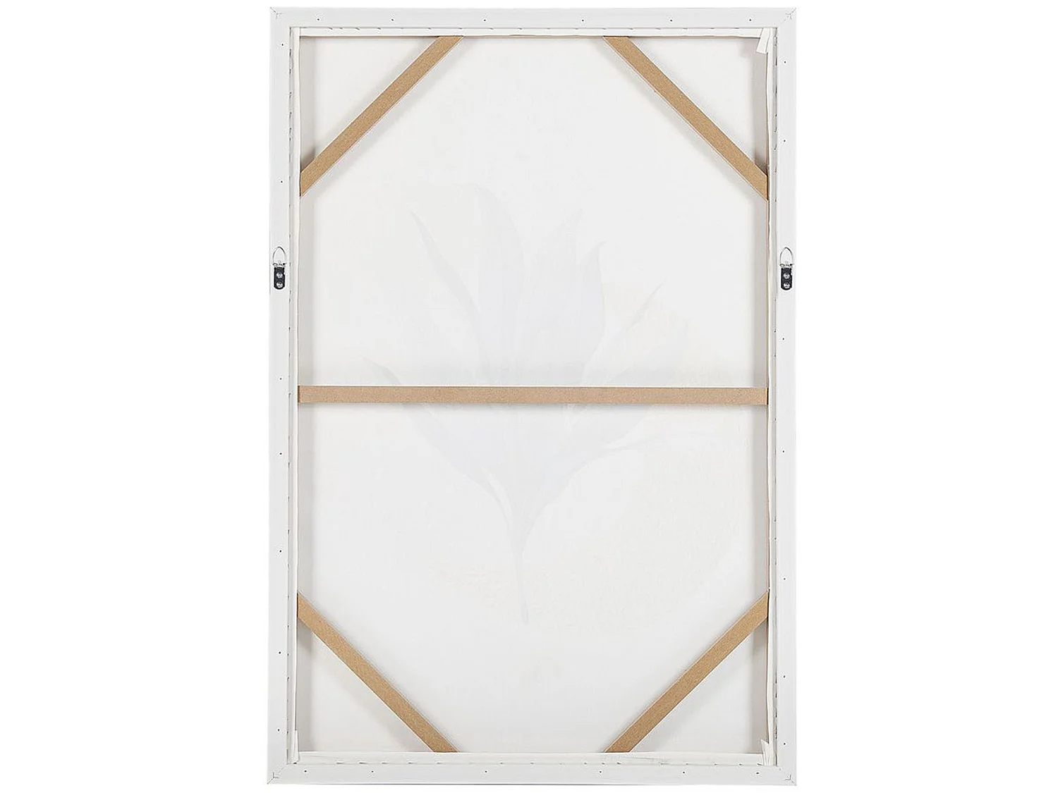 Imprimé sur toile CORVARO Motif naturel 63 x 99 cm Beige