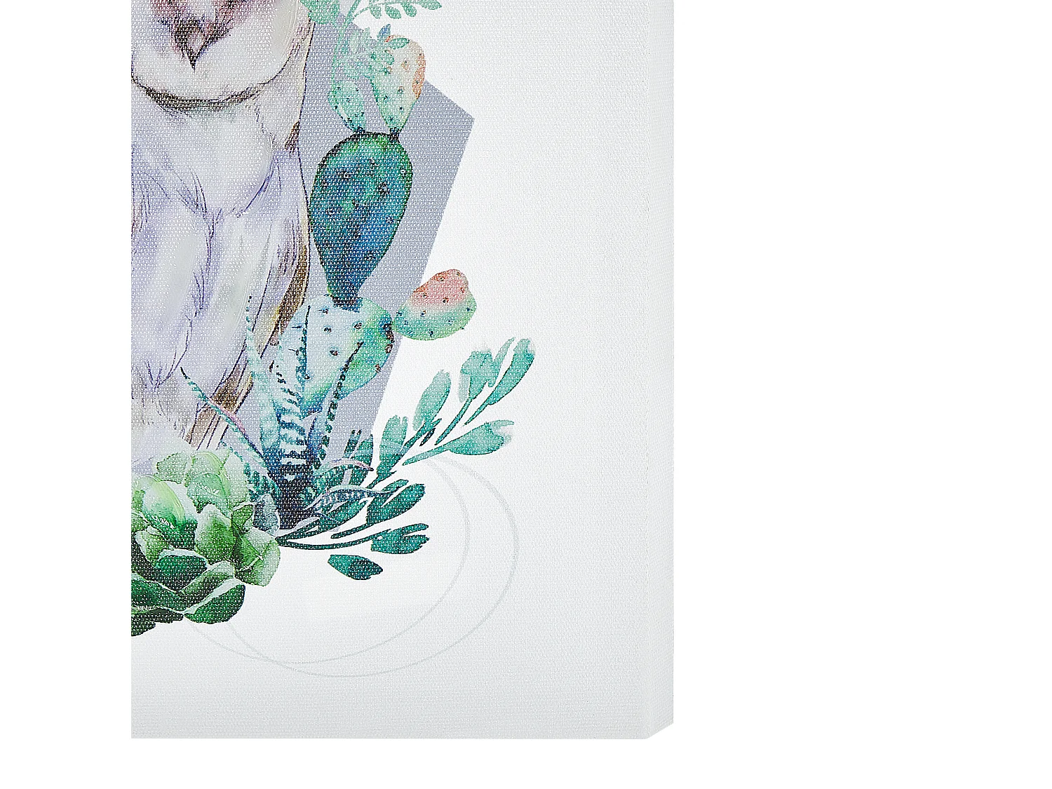 Leinwand 3er Set MENAKA Tiermotiv 30 x 30 cm Bunt