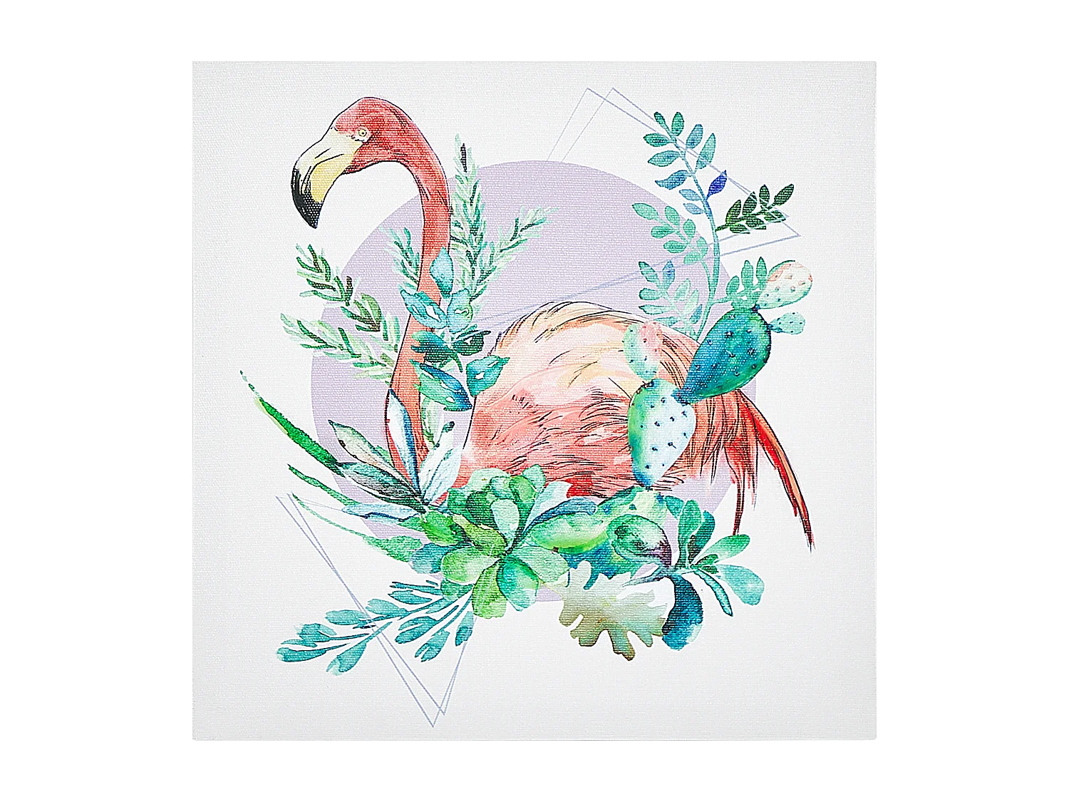 Lot de 3 toiles MENAKA Motif animal 30 x 30 cm Multicolore