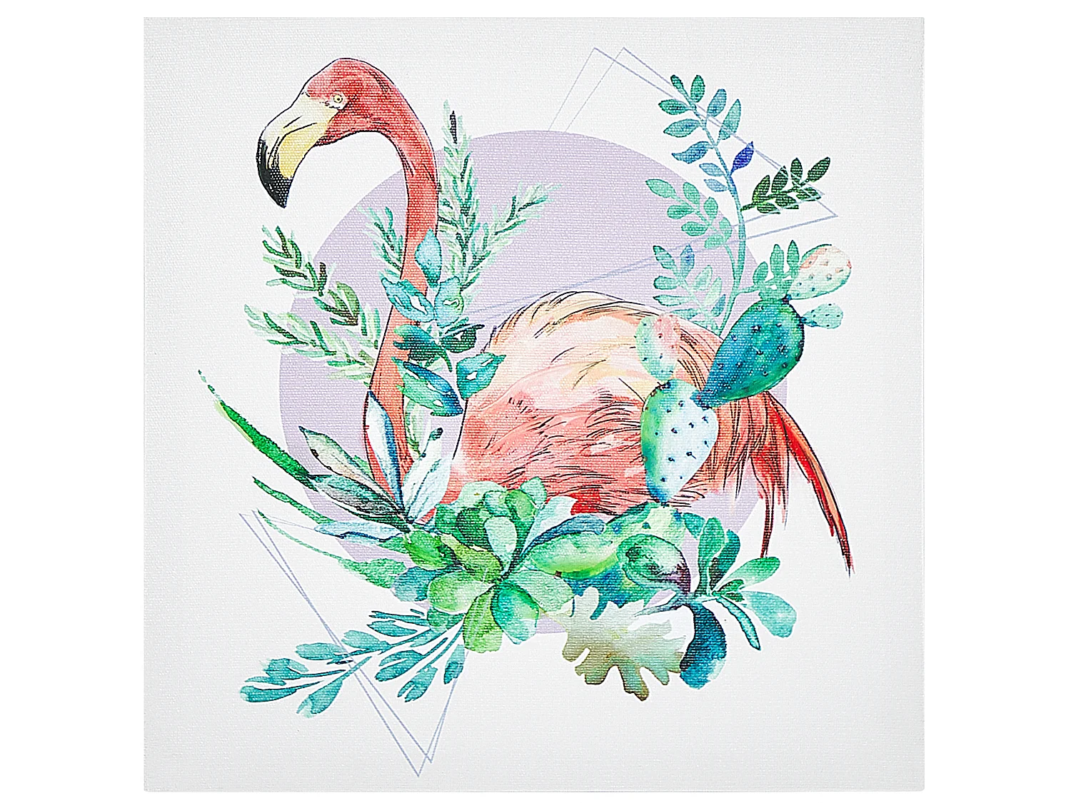 Lot de 3 toiles MENAKA Motif animal 30 x 30 cm Multicolore
