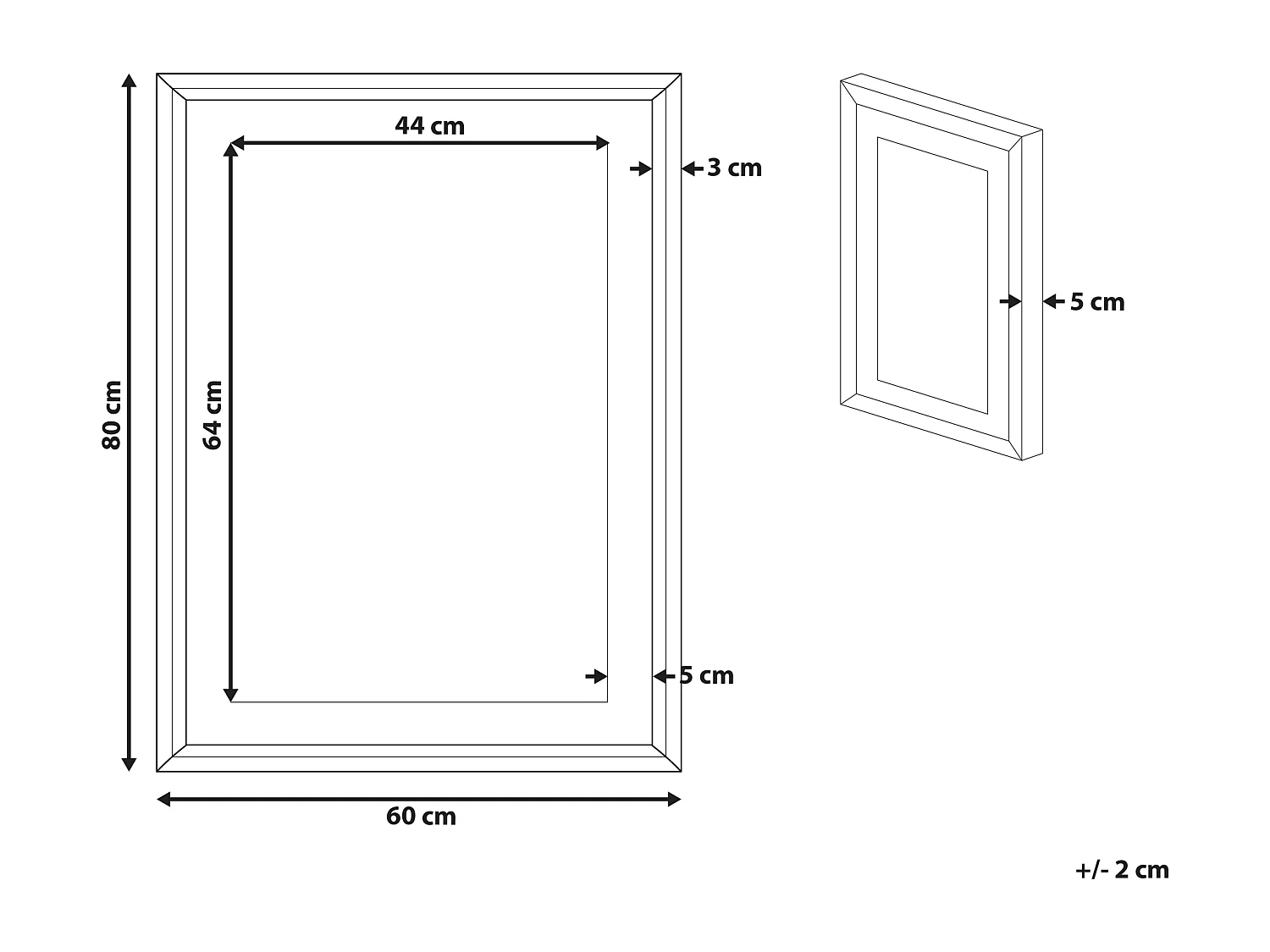 Wandbild mit Rahmen BALALA Tiermotiv 60 x 80 cm Rosa