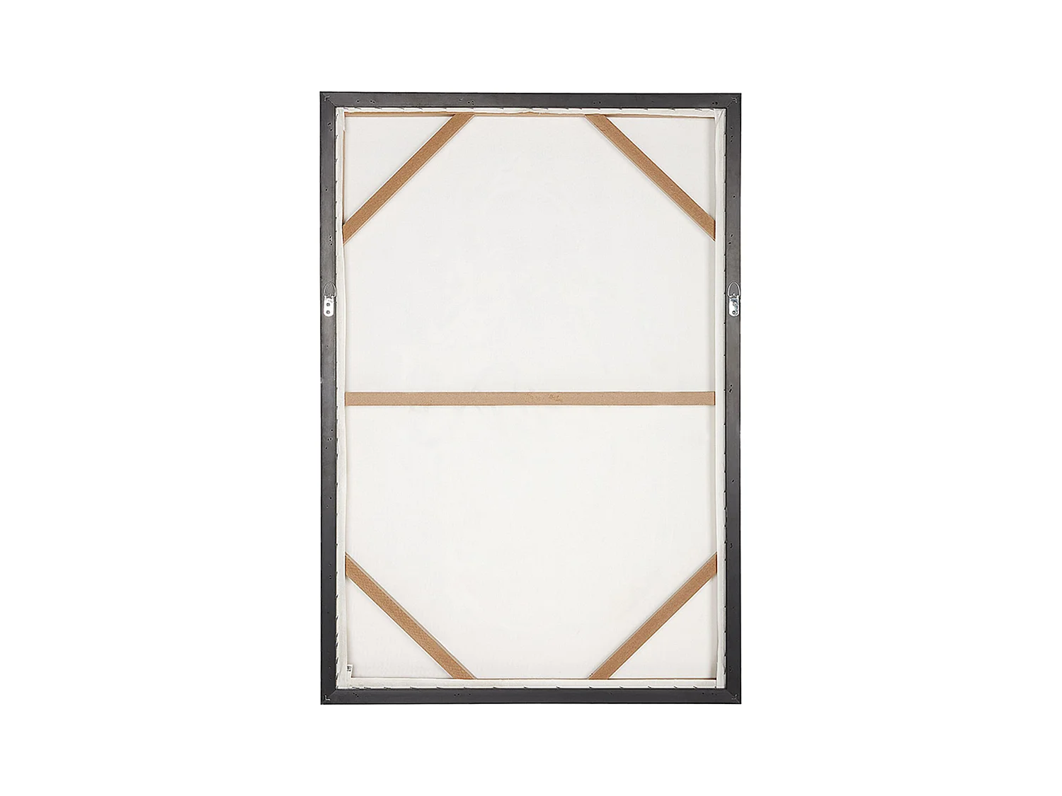 Canvas SORA Rechthoek 63 x 99 cm Abstract Zwart