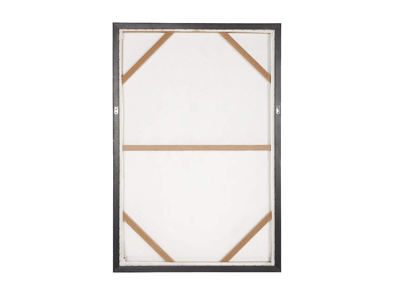 Imprimé sur toile SORA Rectangulaire 63 x 99 cm Abstrait Noir