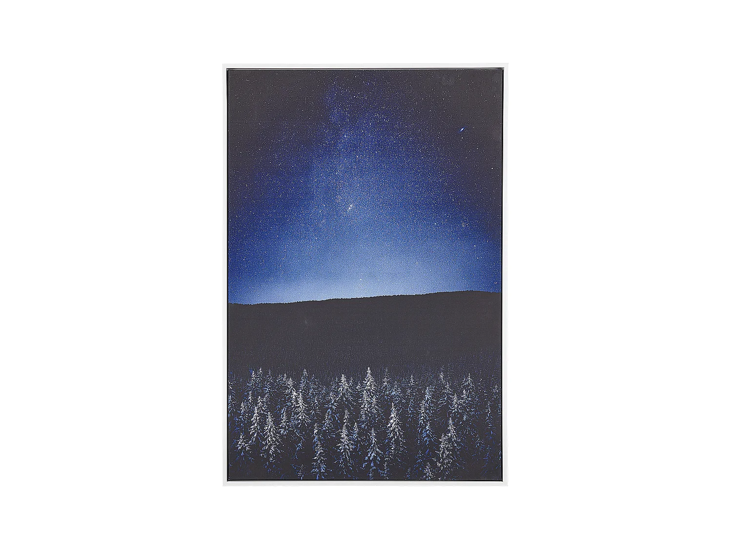 Imprimé sur toile LORETO Paysage 63 x 99 cm Noir