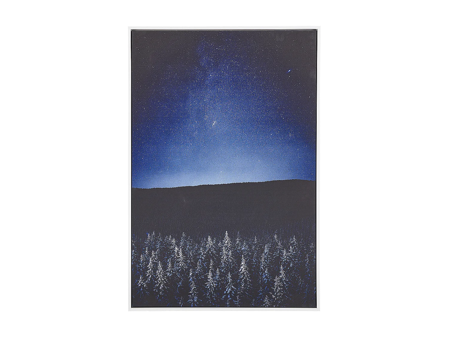 Imprimé sur toile LORETO Paysage 63 x 99 cm Noir