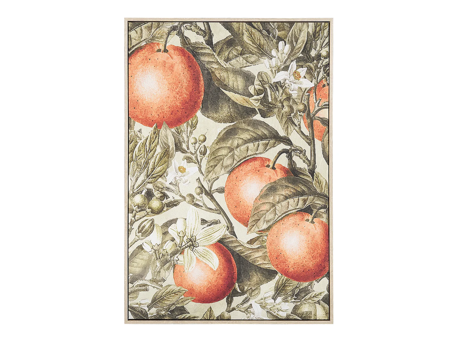 Imprimé sur toile GUALDO Motif naturel 63 x 99 cm Vert