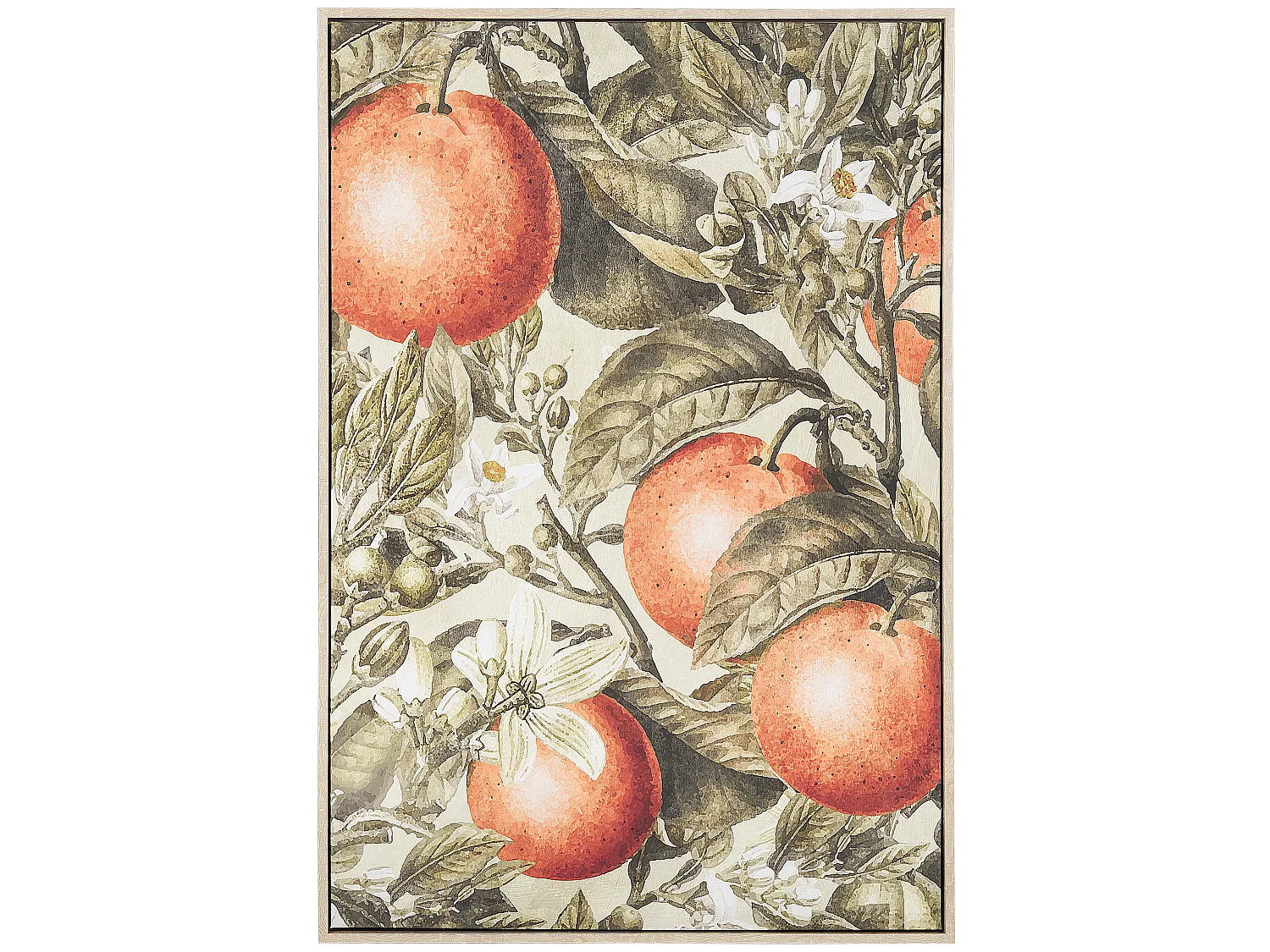 Imprimé sur toile GUALDO Motif naturel 63 x 99 cm Vert