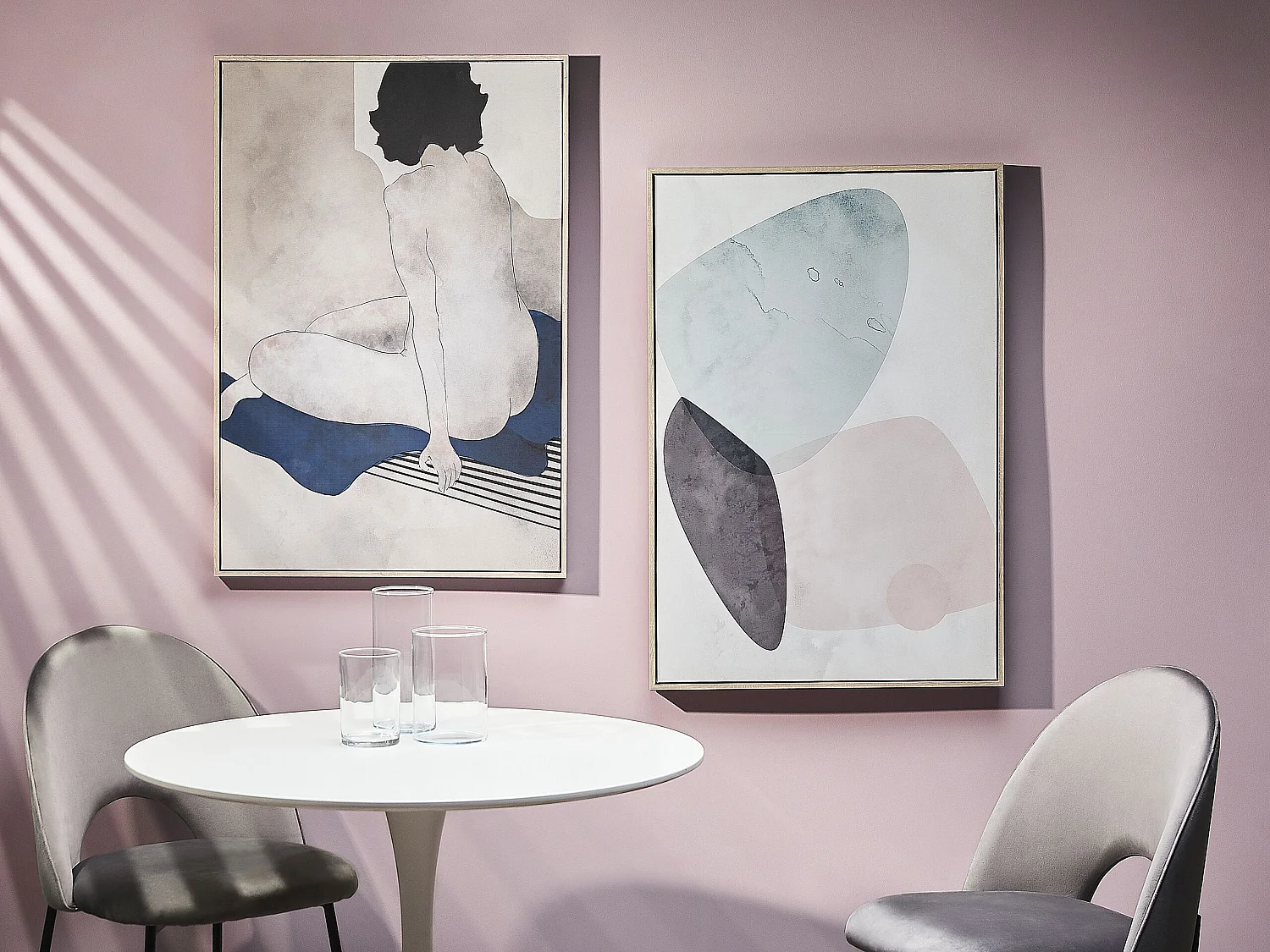 Decorazione da parete 63 cm 93 cm Grigio GRAVONI