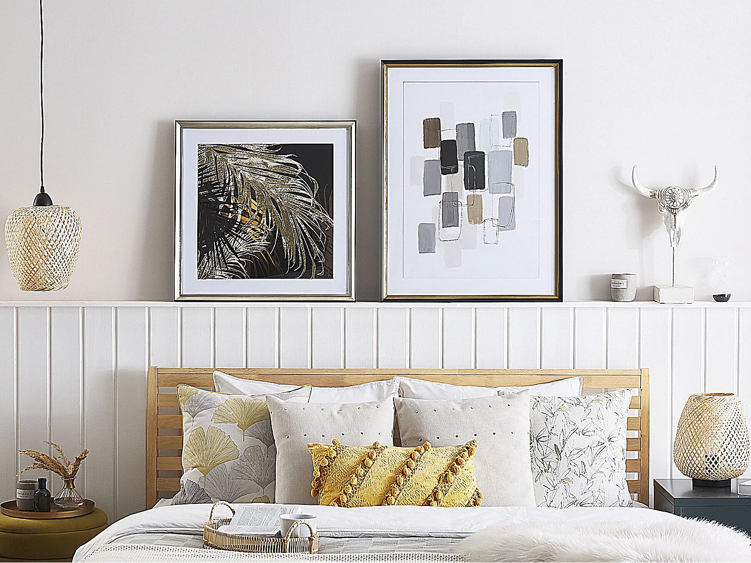 Ingelijste muurafdruk AREZA Abstract motief 60 x 80 cm Multicolor