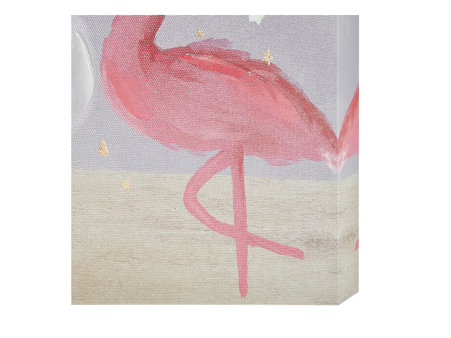 Lot de 3 toiles TIMIA Motif animal 30 x 30 cm Gris