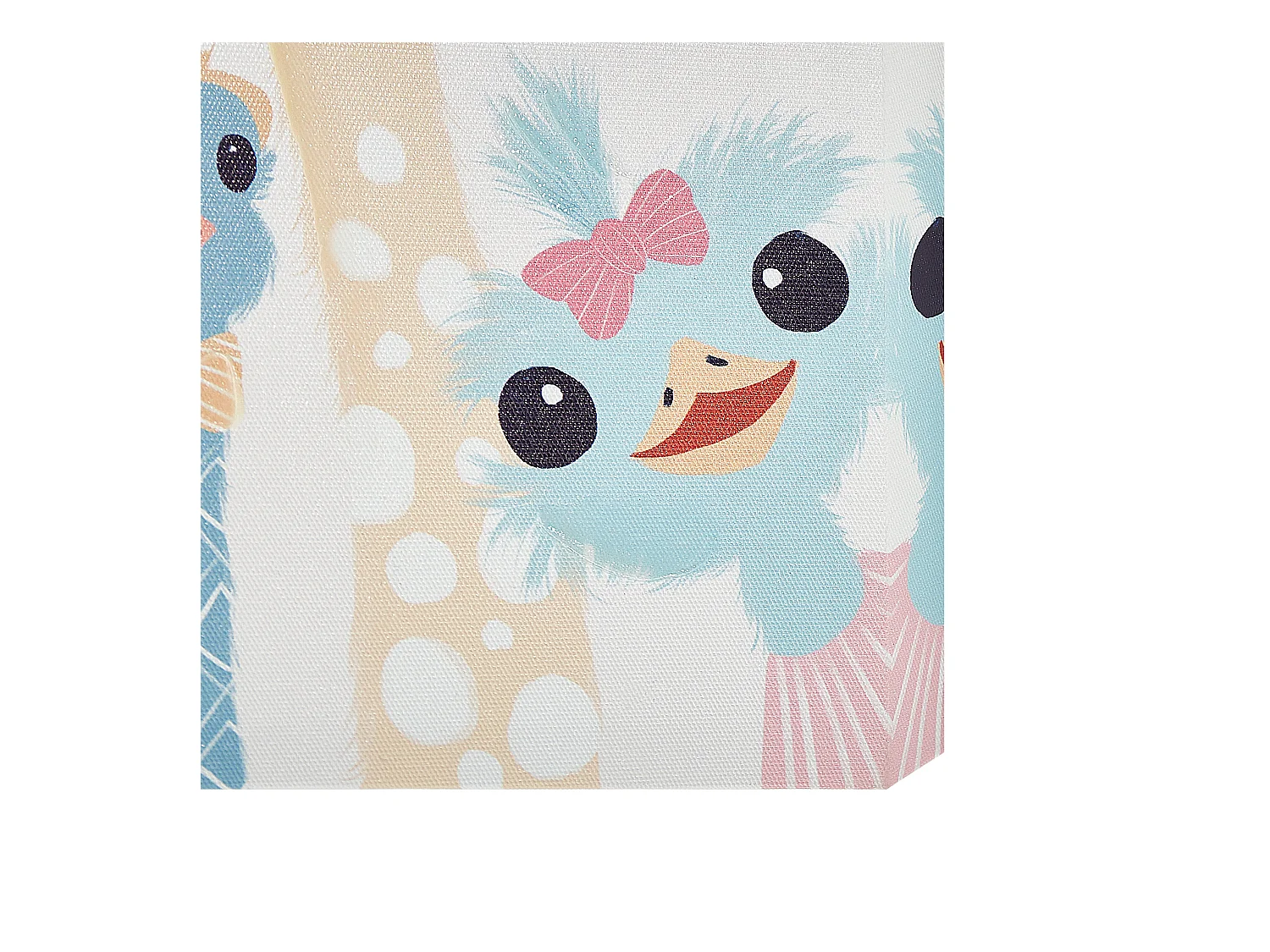 Conjunto de 3 lienzos TILLIA Motivo animal 30 x 30 cm Multicolor