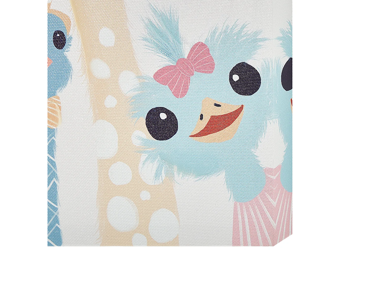 Conjunto de 3 telas TILLIA Motivo animal 30 x 30 cm Multicolor