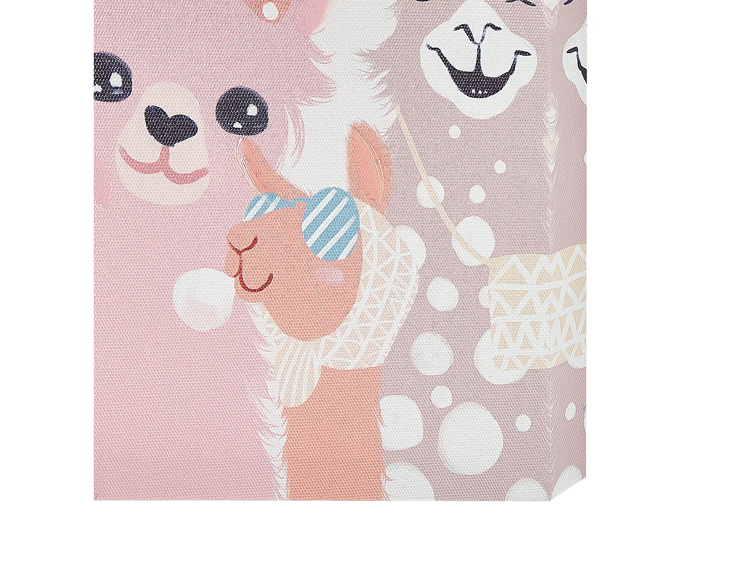 Conjunto de 3 telas TILLIA Motivo animal 30 x 30 cm Multicolor