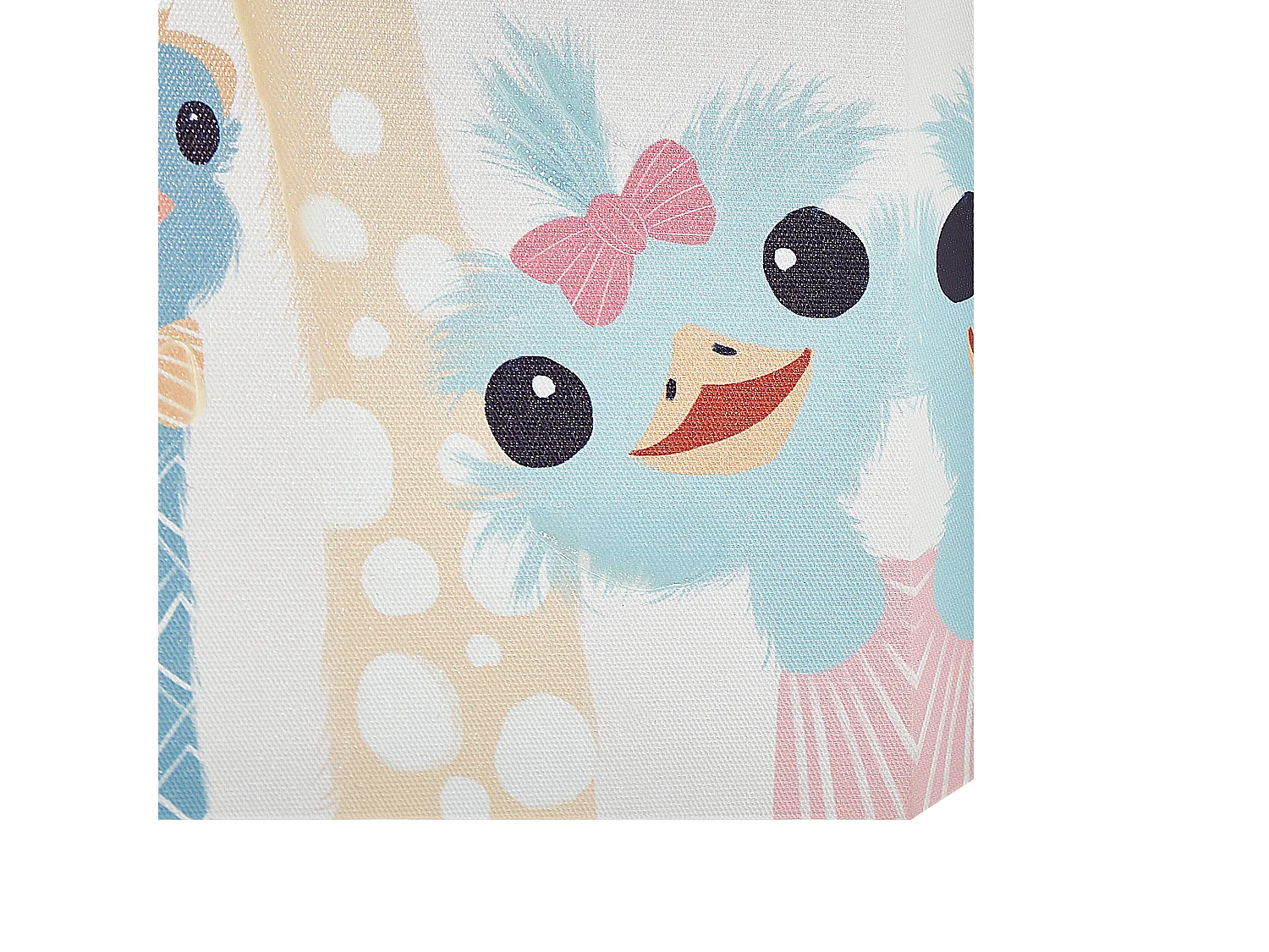 Conjunto de 3 lienzos TILLIA Motivo animal 30 x 30 cm Multicolor