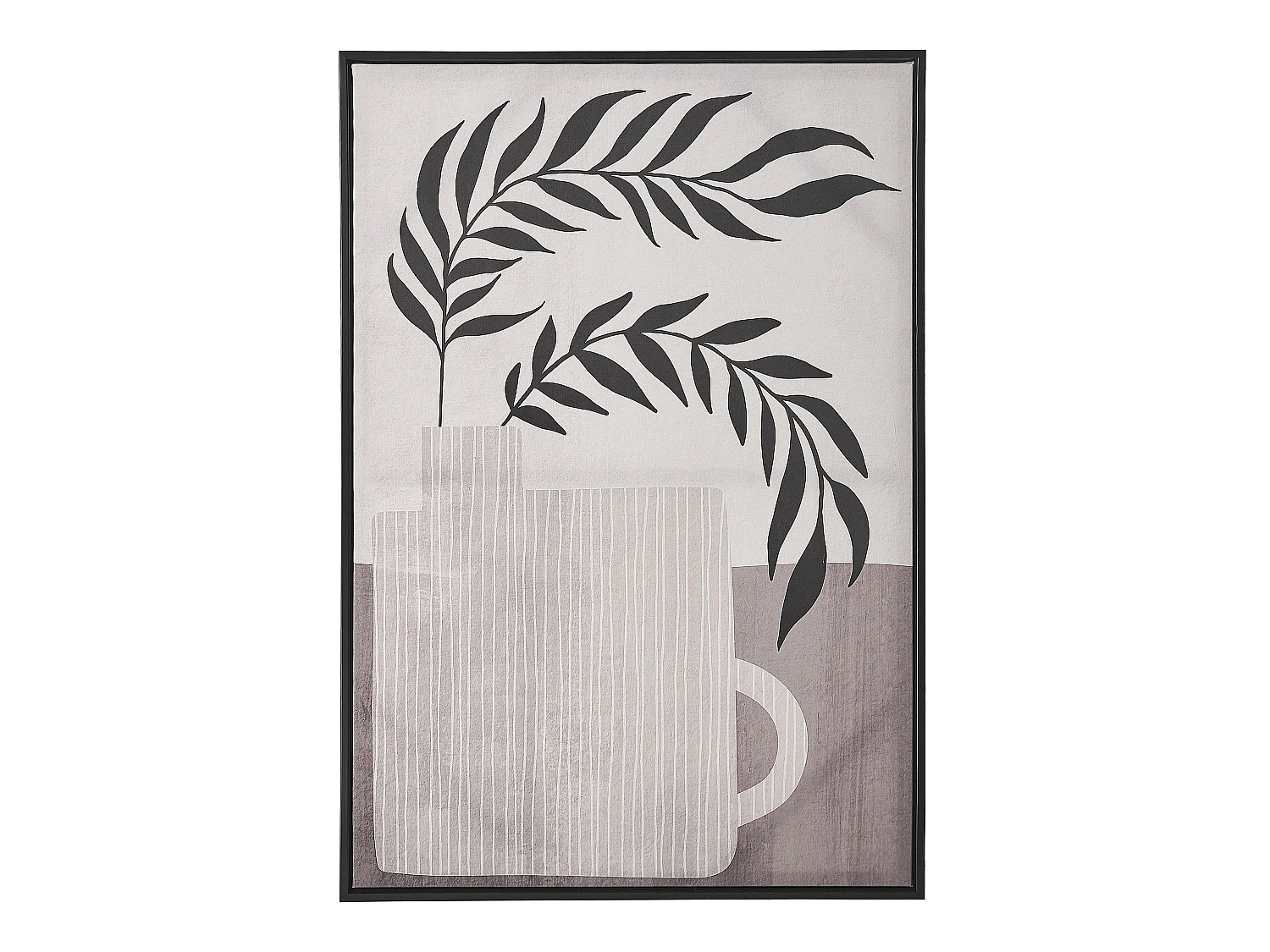 Décoration murale 63 cm 93 cm Gris CREDERA