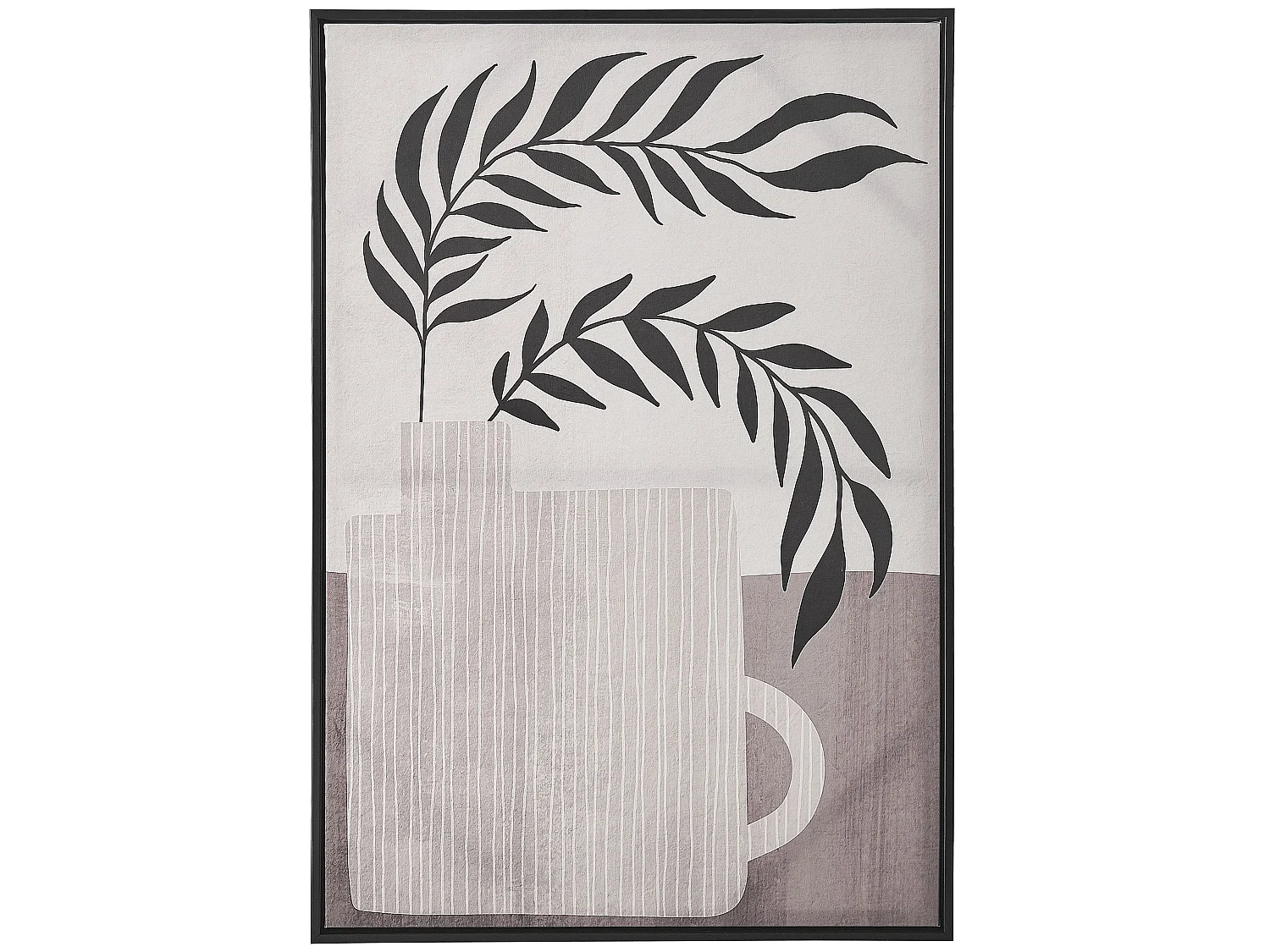 Décoration murale 63 cm 93 cm Gris CREDERA